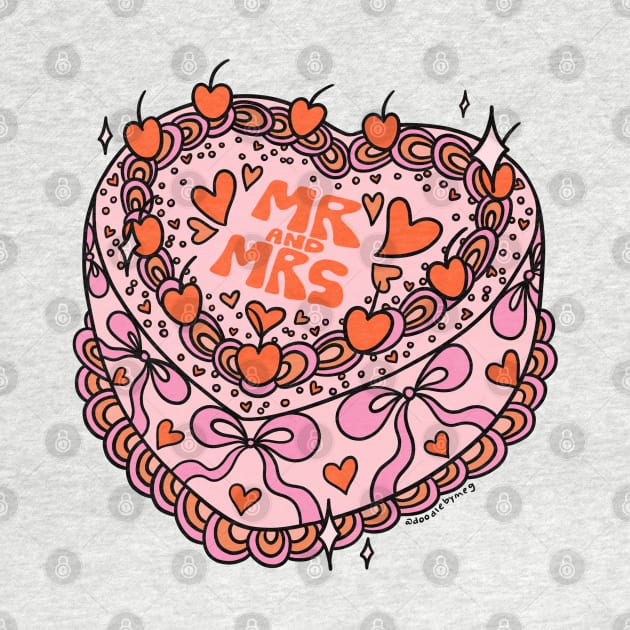 Mr. and Mrs. Cake by Doodle by Meg